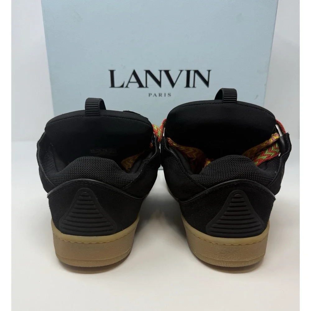 Lanvin Curb Sneaker Black/Gum Size 9 US 42 EU